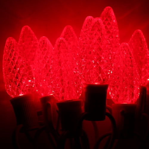 Illuminance™ C9 Red LED Bulbs E17 Bases (SMD) (25 Pack)