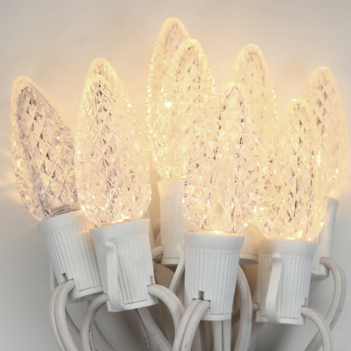 Illuminance™ C9 Warm White Twinkle LED Bulbs E17 Bases (SMD) (25 Pack)