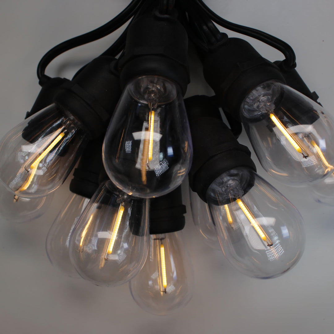 T50 Warm White Smooth Filament LED (SMD) Bulbs E26 Bases (24 Pack)