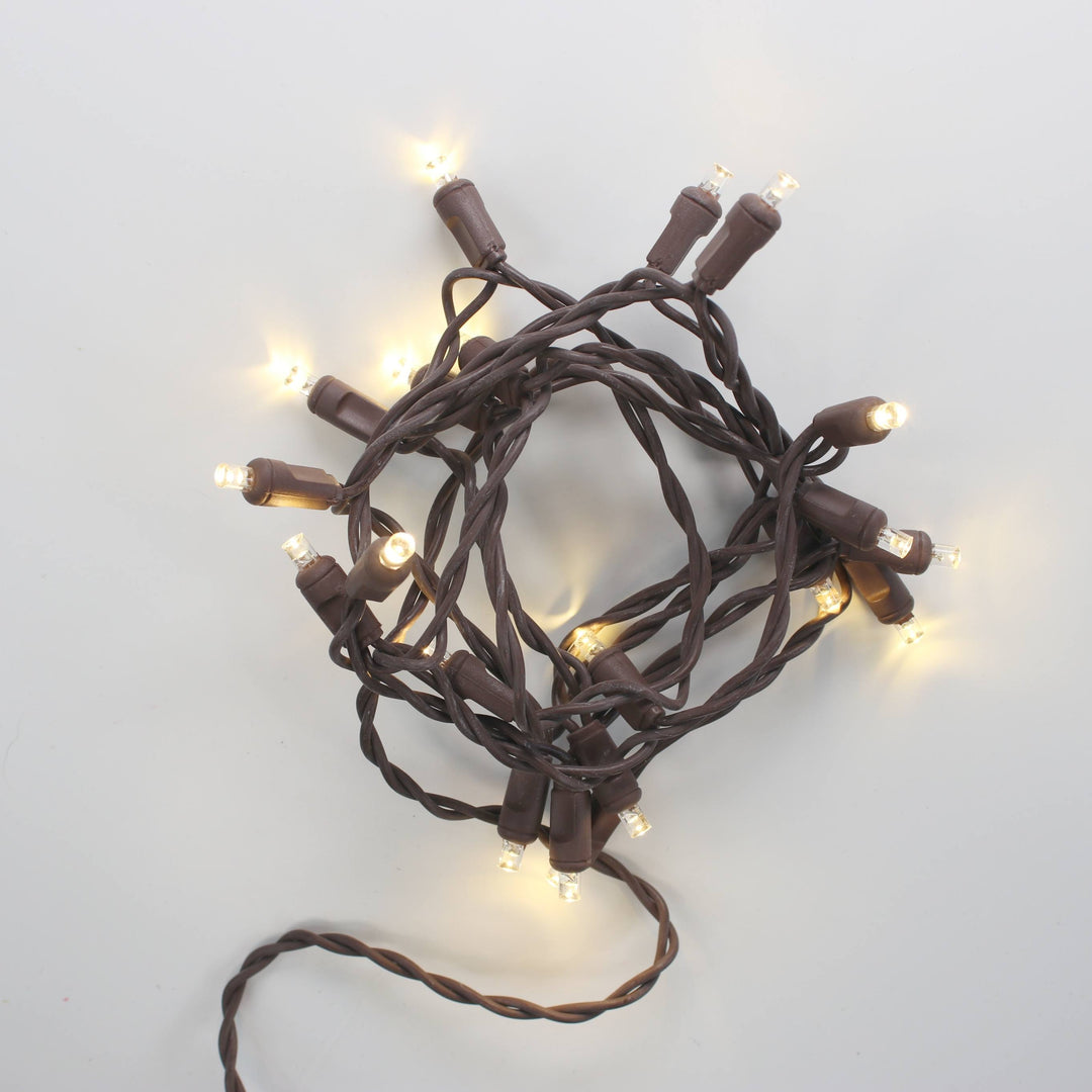 Brown String Lights at