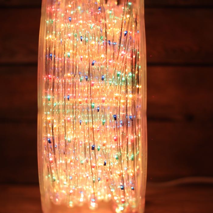 1/2" Multicolor Incandescent Rope Lights (Adhesive Connections)
