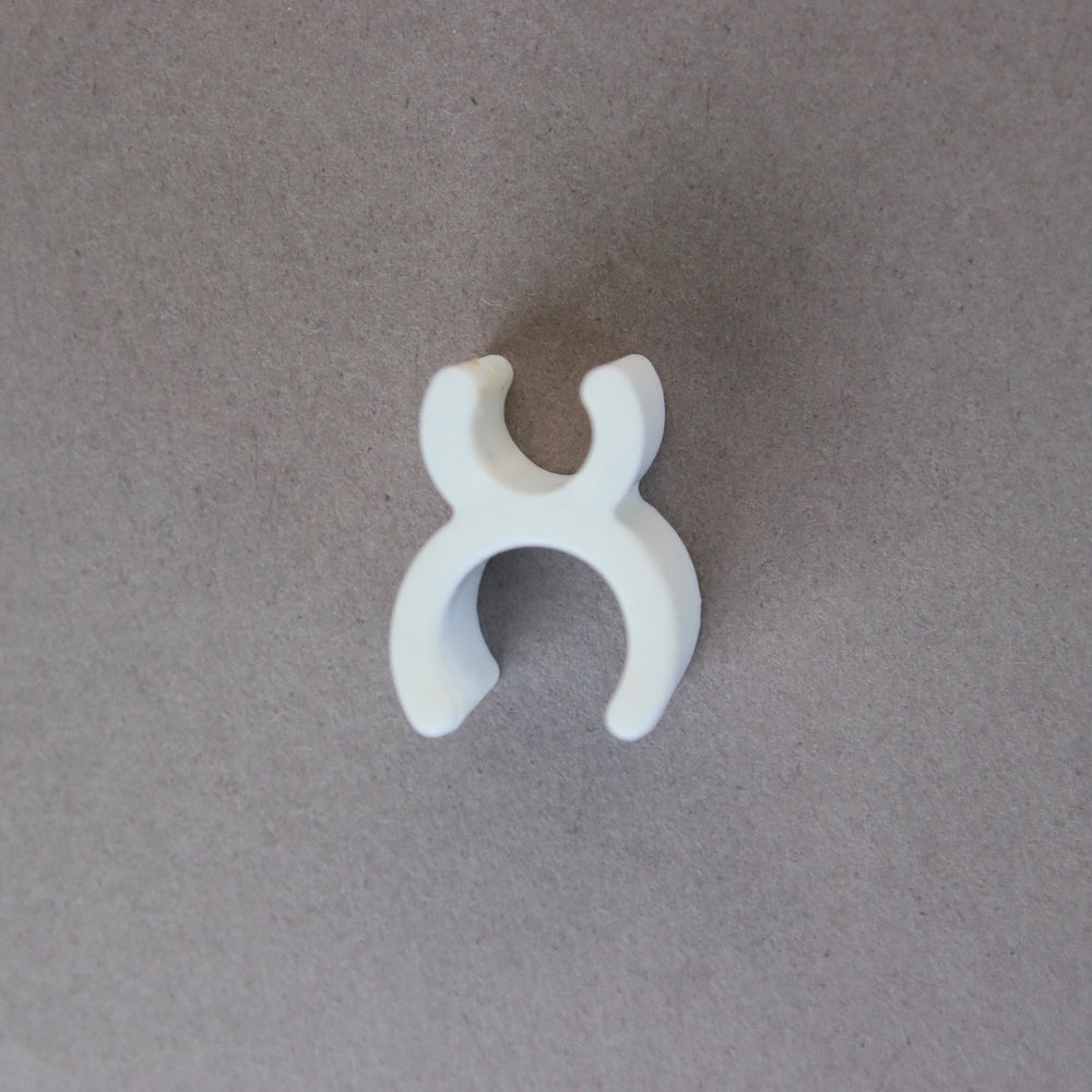 100 3/16" Sculpture Clips, White