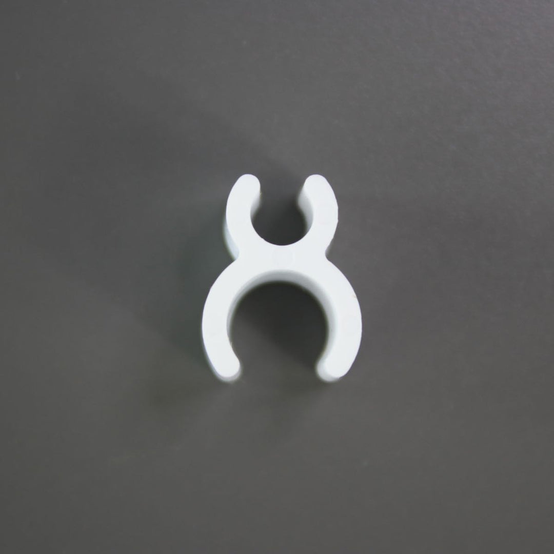 100 3/16" Sculpture Clips, White