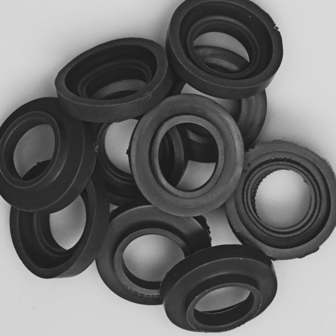 C9 Rubber O-Rings, Black, 100-count