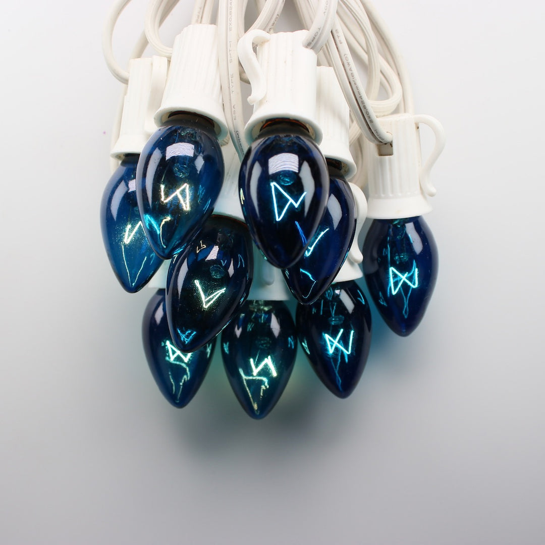 C7 Blue Steady Light Bulb, Box Of 25, 100 Bulbs Total, New In Box - Foto 5