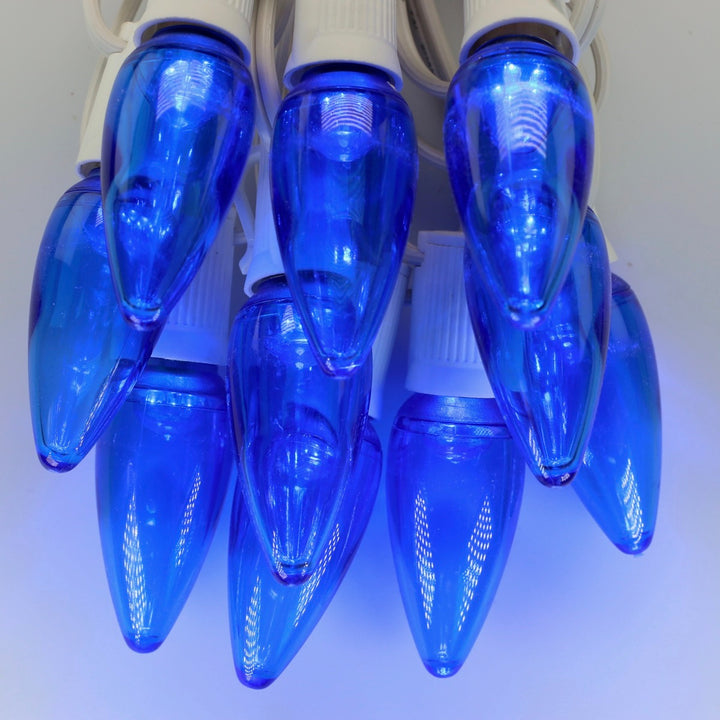 C9 Blue Smooth LED (SMD) Bulbs E17 Bases