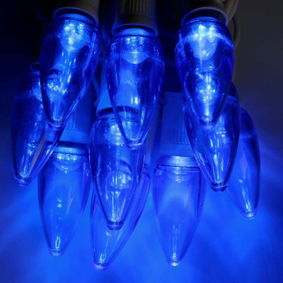 C9 Blue Smooth LED (SMD) Bulbs E17 Bases