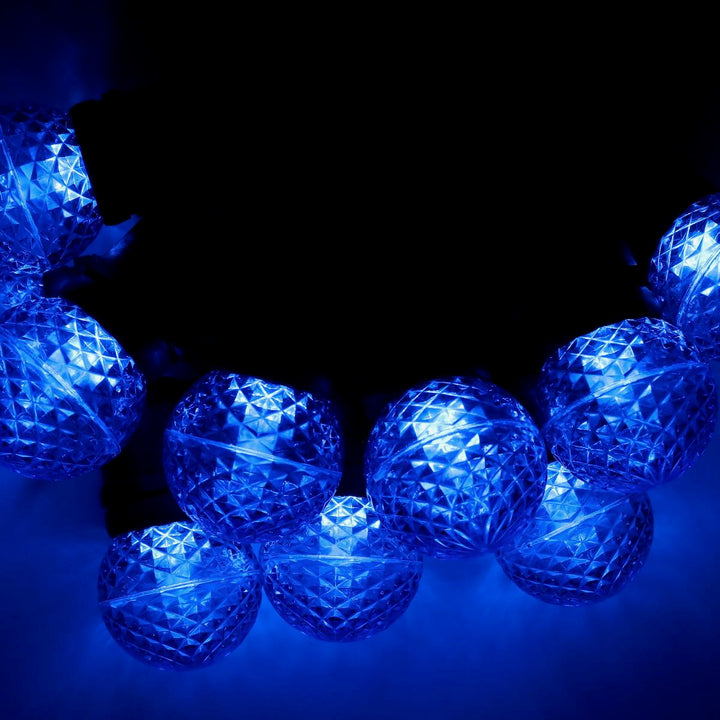G50 Blue LED Bulbs E26 Bases