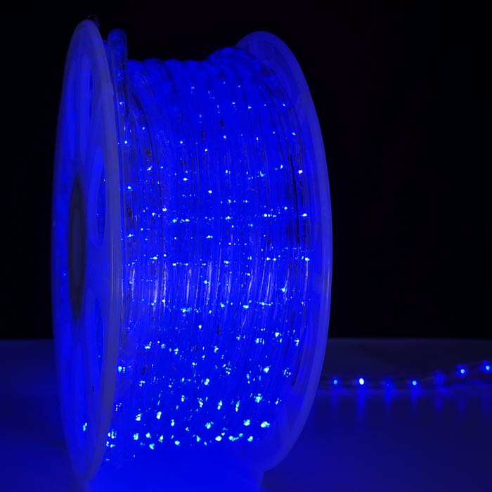 3/8" Blue LED Rope Lights (Adhesive Connections)