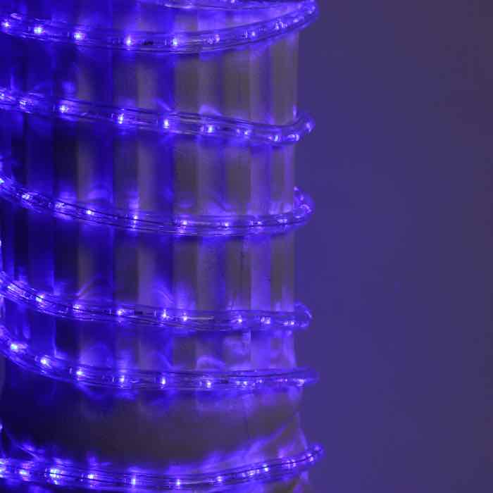 3/8" Blue LED Rope Lights (Adhesive Connections)