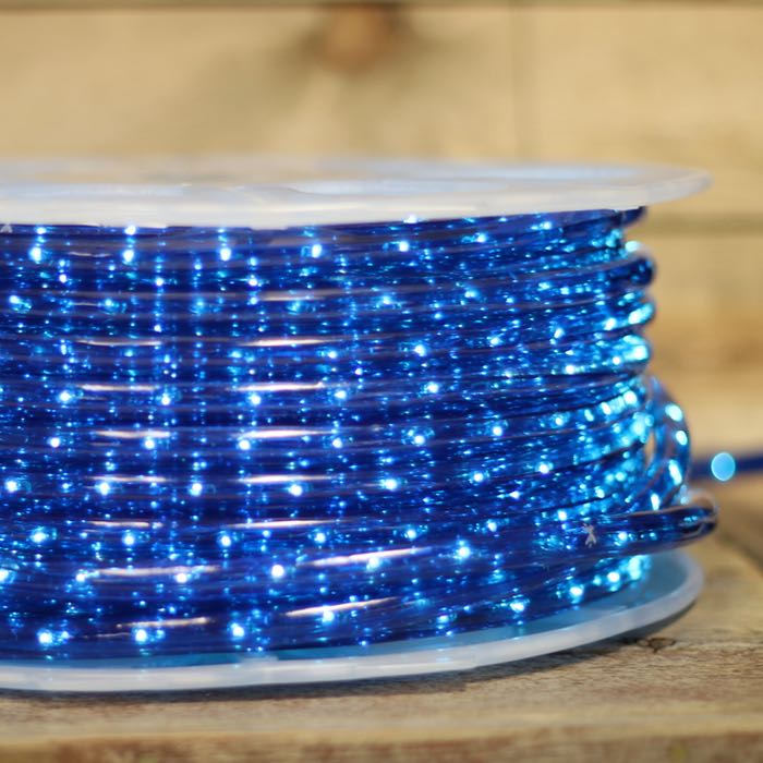 3/8" Blue Incandescent Rope Lights (Adhesive Connections)