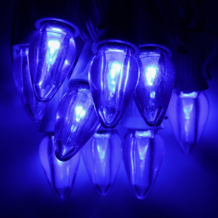 C7 Blue Smooth LED (SMD) Bulbs E12 Bases