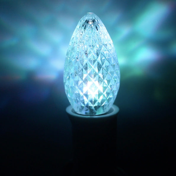 Minleon C7 Slow Change LED Bulbs E12 Bases 25 Pack