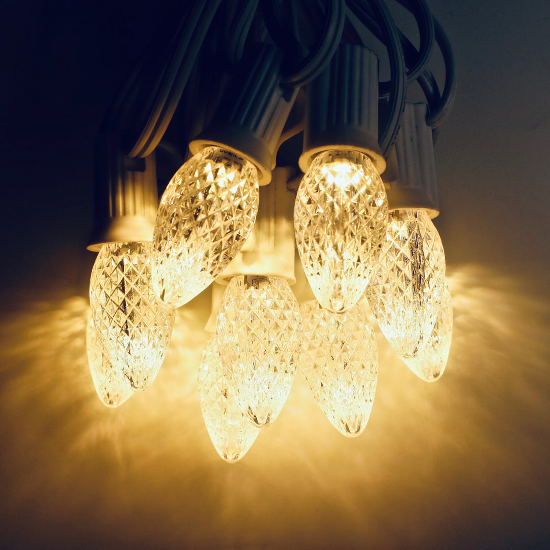C7 Warm White LED (SMD) Bulbs E12 Bases