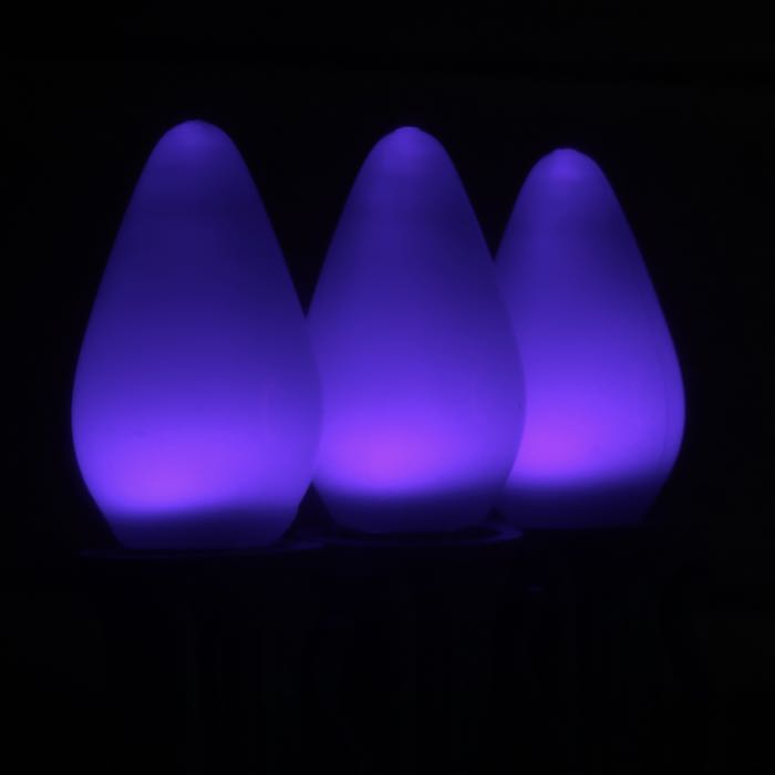 C7 Purple Opaque LED (SMD) Bulbs E12 Bases