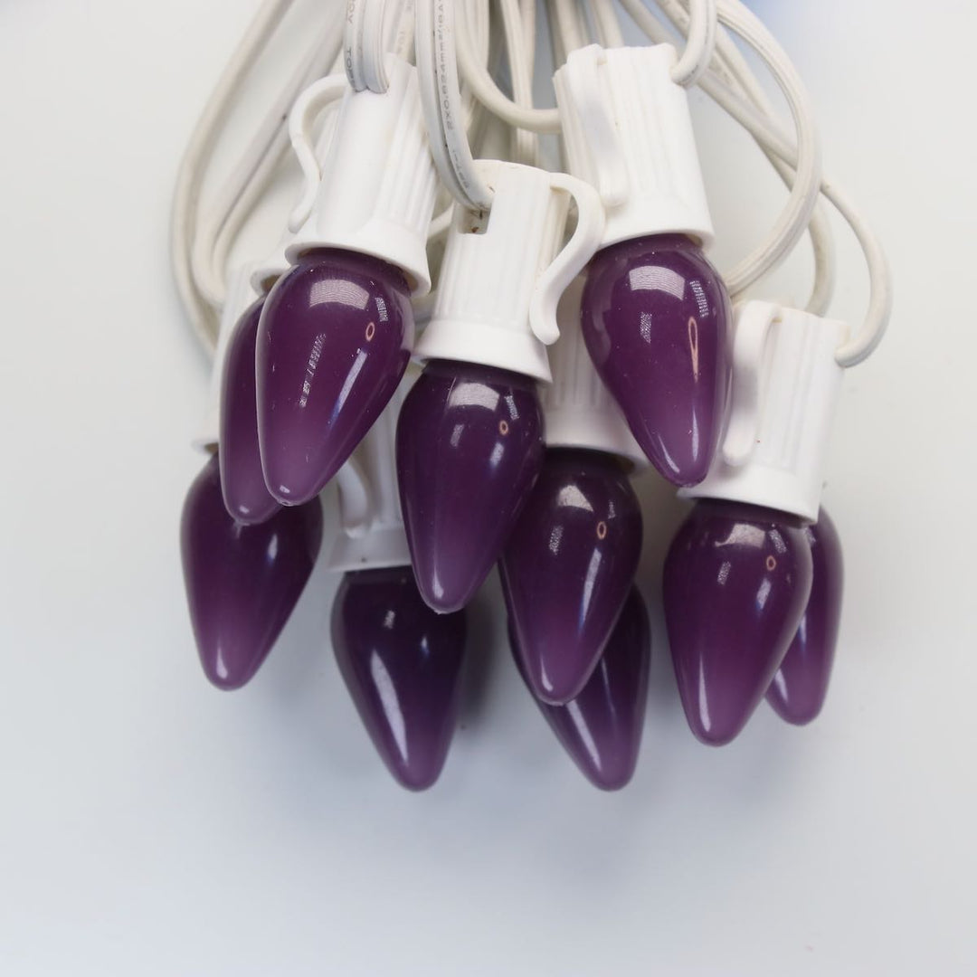 C7 Purple Opaque LED (SMD) Bulbs E12 Bases