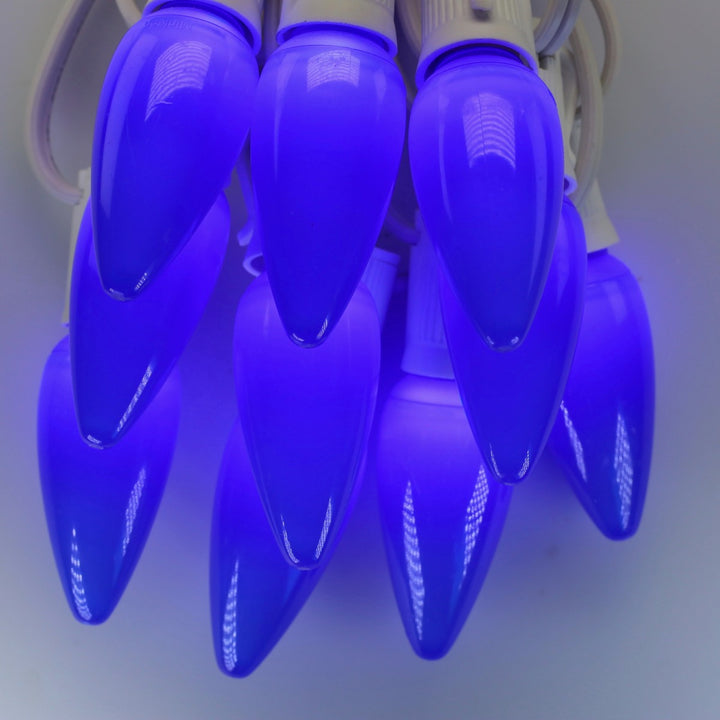 C9 Blue Opaque LED (SMD) Bulbs E17 Bases