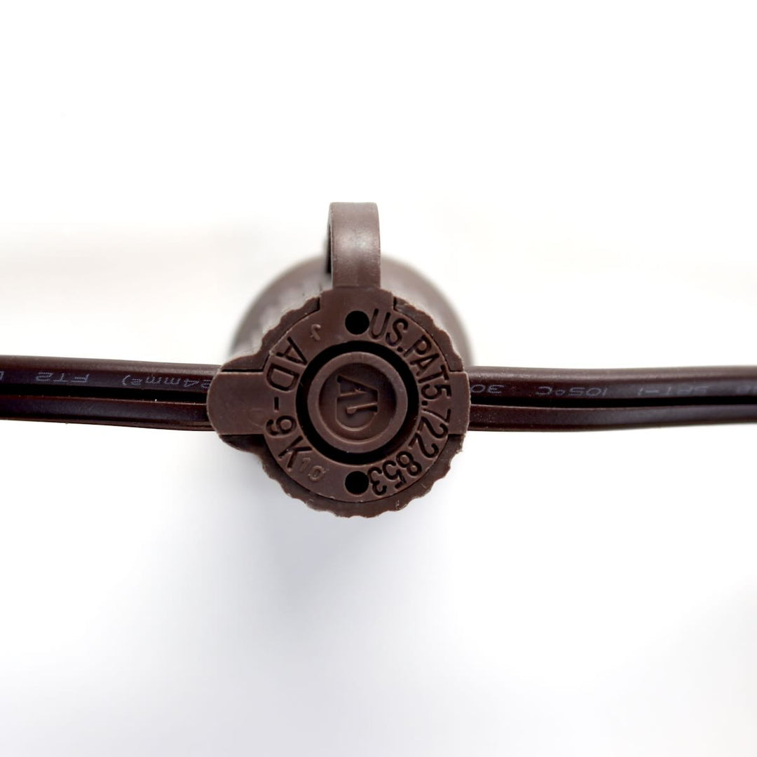 C9 (E17) 1000' Spool 12" Spacing, Brown SPT-2 Wire