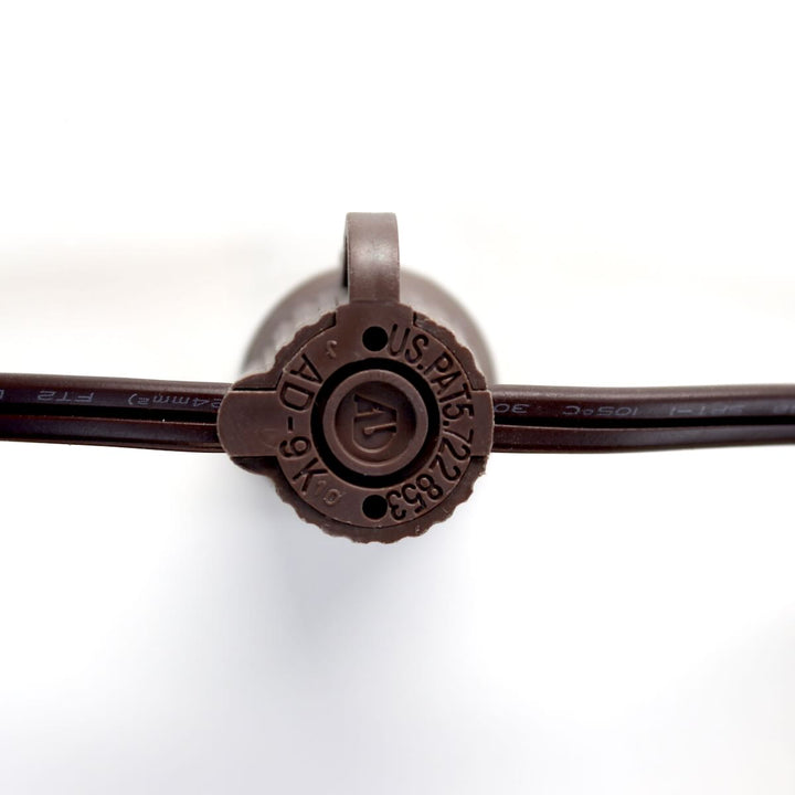 C9 (E17) 1000' Spool 12" Spacing, Brown SPT-2 Wire