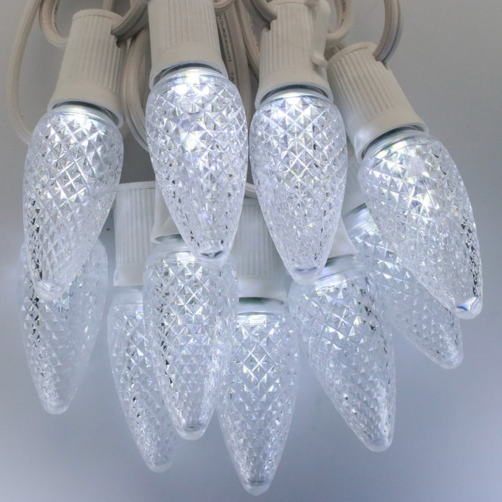 C9 Pure (Cool) White LED (SMD) Bulbs E17 Bases
