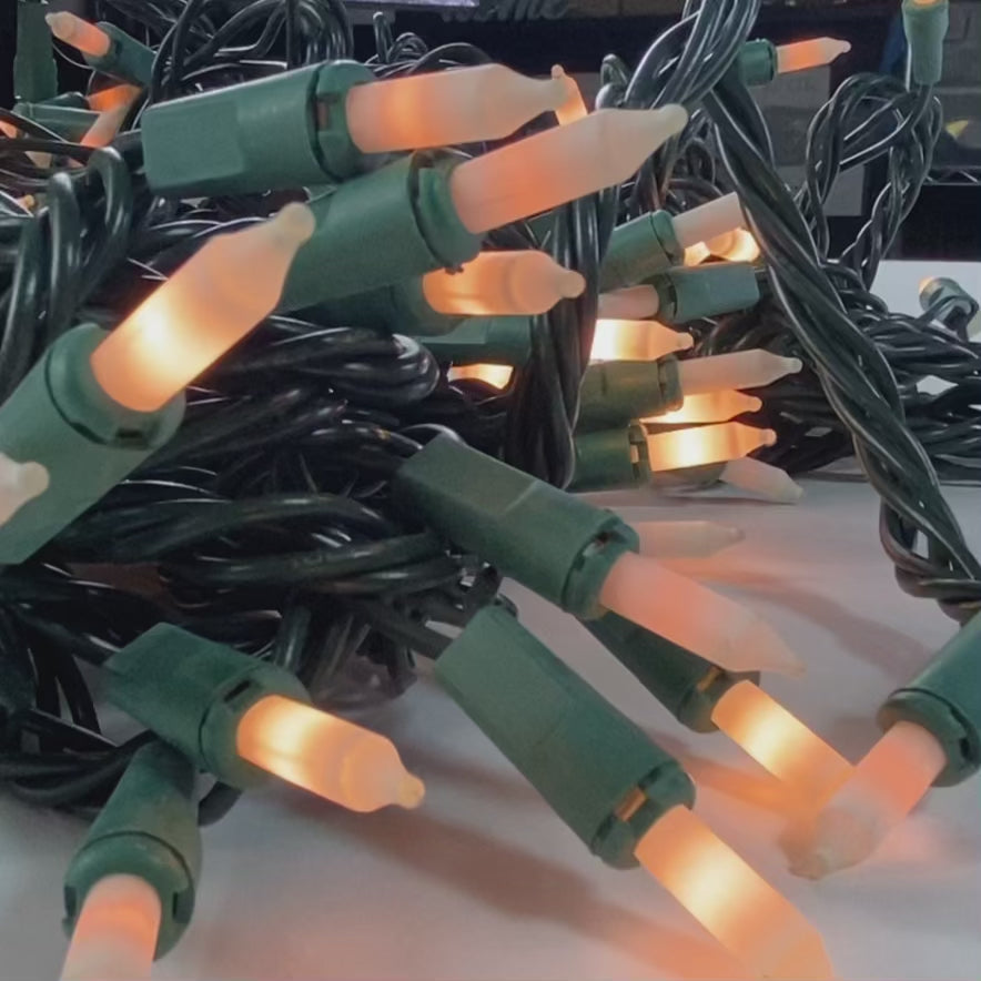 Chasing Opaque White Mini Lights, 140 lights, Single Plug – Christmas Light  Source