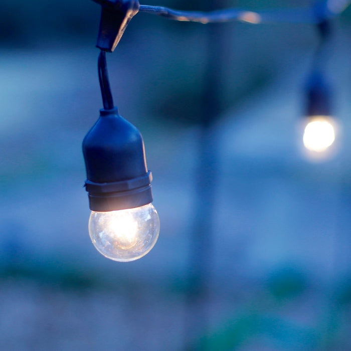 G40 Clear Glass Bulbs E26 Bases