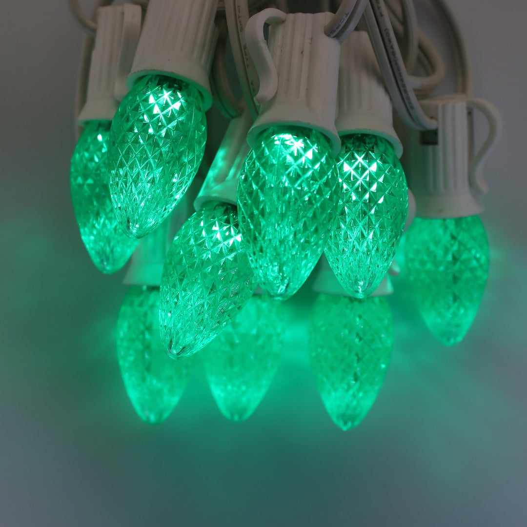 C7 Green LED (SMD) Bulbs E12 Bases