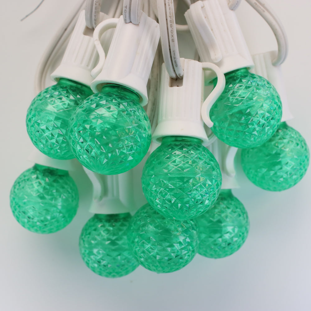 G30 Green LED Bulbs E12 Bases