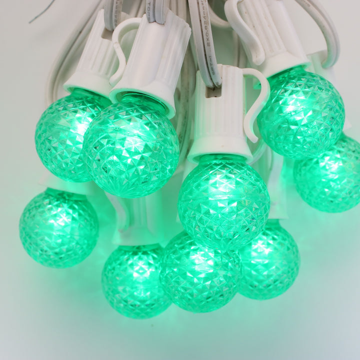 G30 Green LED Bulbs E12 Bases