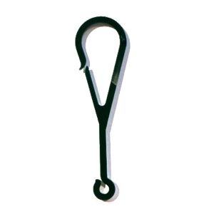 Green Plastic Ornament Hangers - 40 count