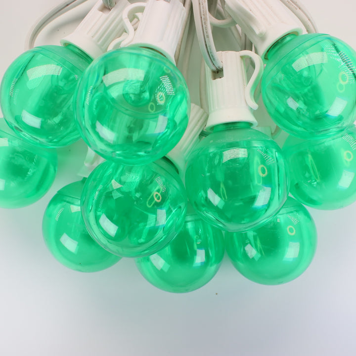 G40 Green Smooth LED Bulbs E12 Bases