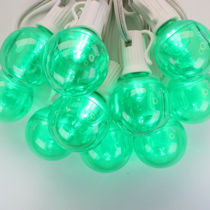 G40 Green Smooth LED Bulbs E12 Bases