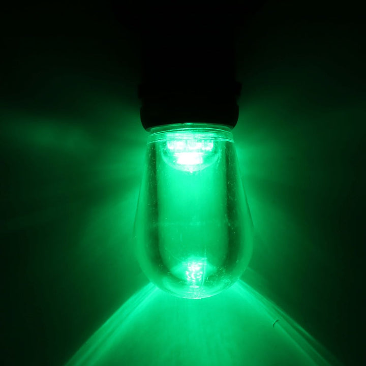 T50 Green Smooth LED Bulbs E26 Bases