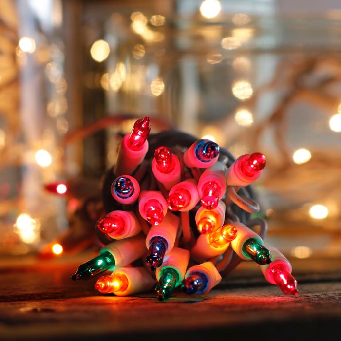 Mini christmas lights for crafts discount