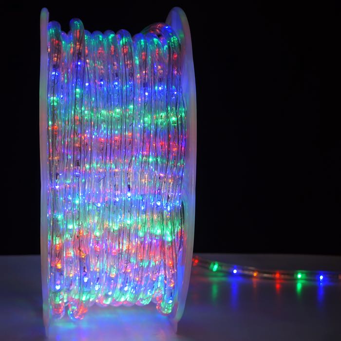 3/8" Multicolor LED Rope Lights (Adhesive Connections)