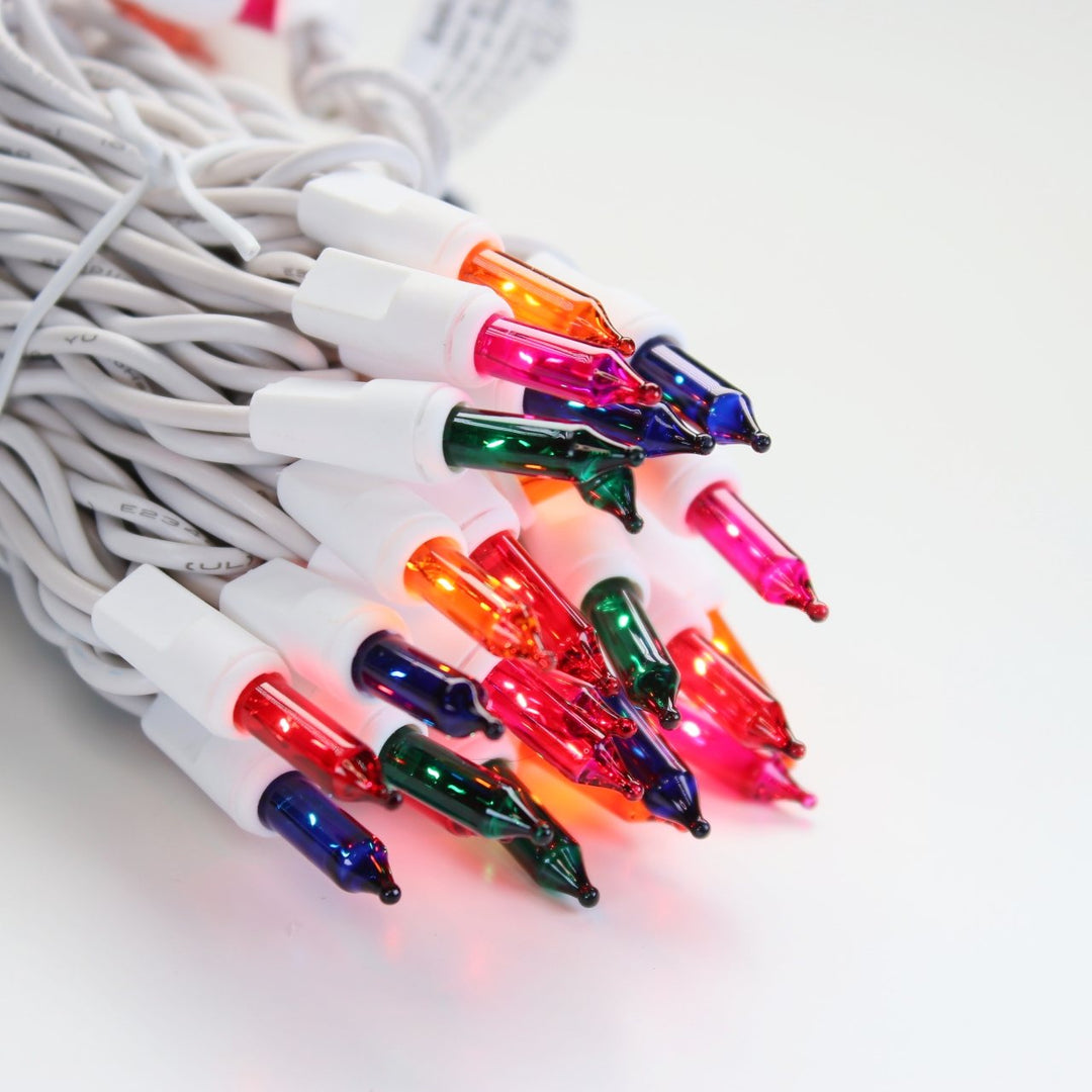 Mini Light Two Wire 100-bulb Multicolor Mini Lights, 2.5