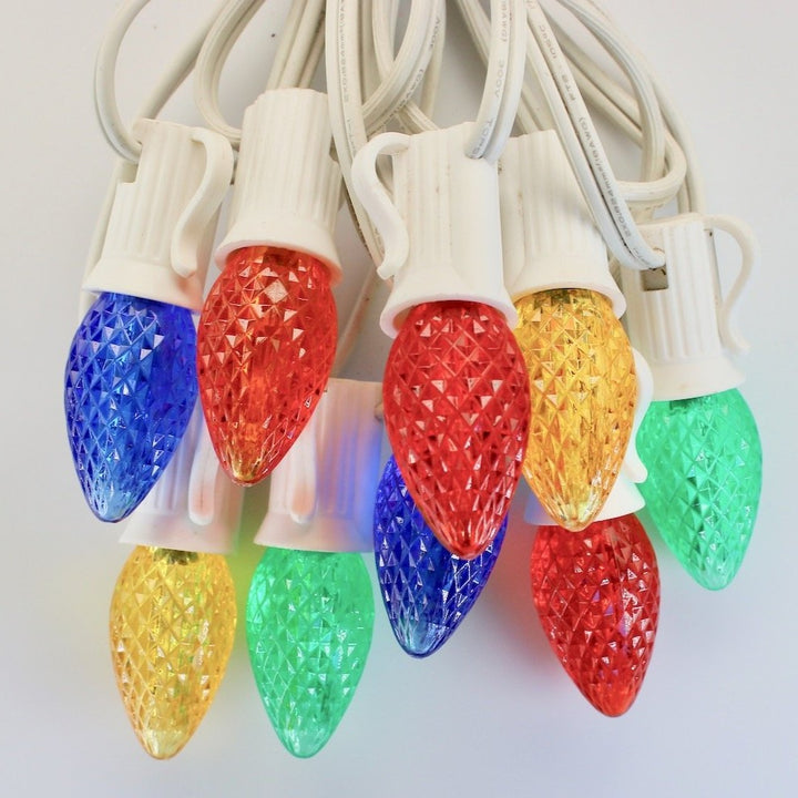 C7 Multicolor LED (SMD) Bulbs E12 Bases