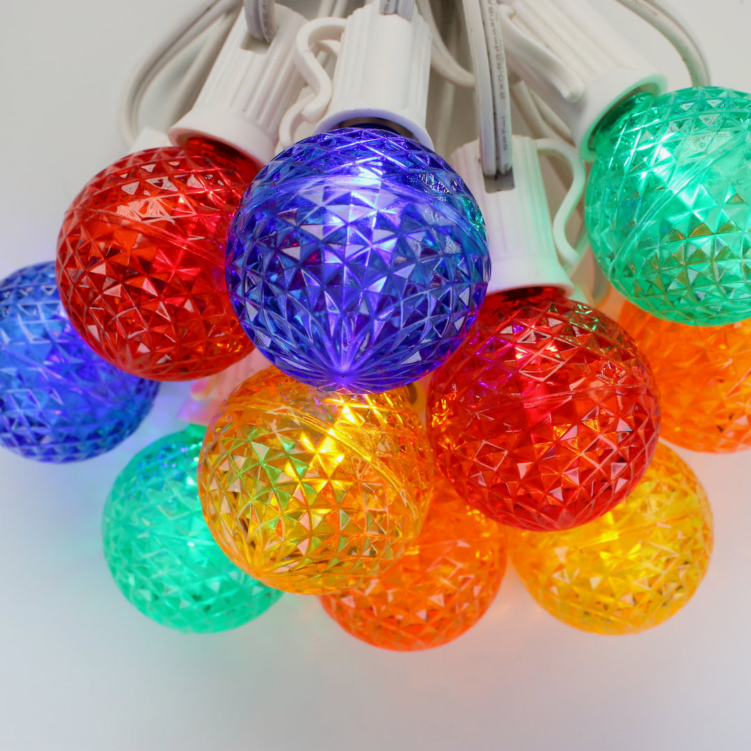 G40 Multicolor LED (SMD) Bulbs E12 Bases