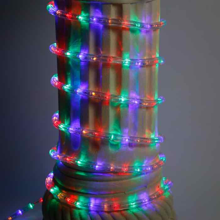 3/8" Multicolor LED Rope Lights (Adhesive Connections)