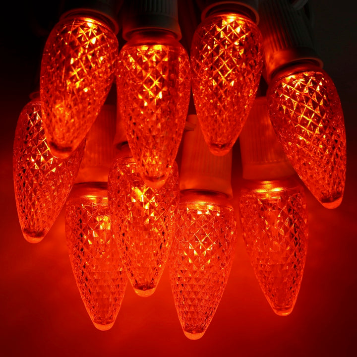 C9 Orange LED (SMD) Bulbs E17 Bases
