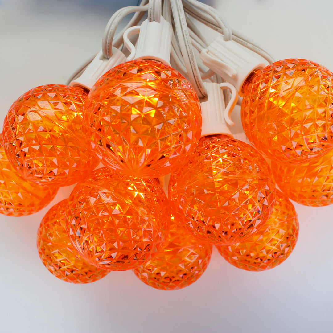 G50 Orange LED (SMD) Bulbs E12 Bases