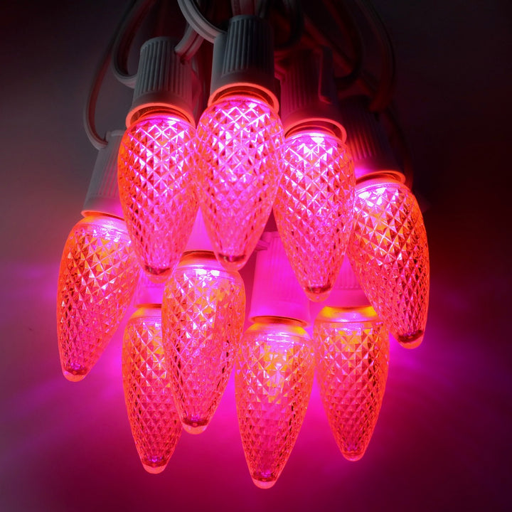 C9 Pink LED (SMD) Bulbs E17 Bases