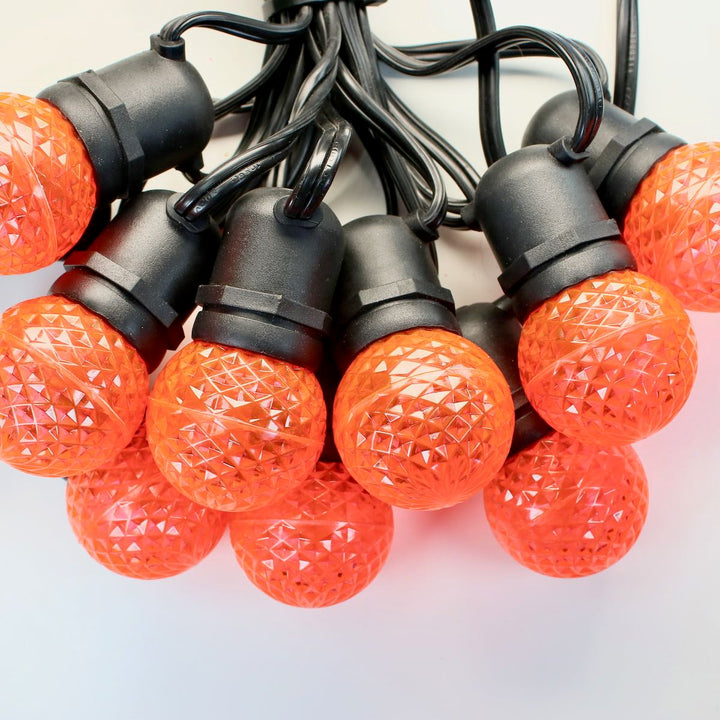 G50 Pink LED Bulbs E26 Bases