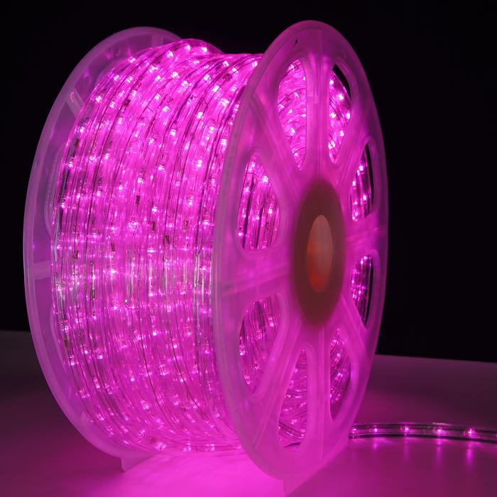 1/2" Pink LED Rope Lights (Adhesive Connections)