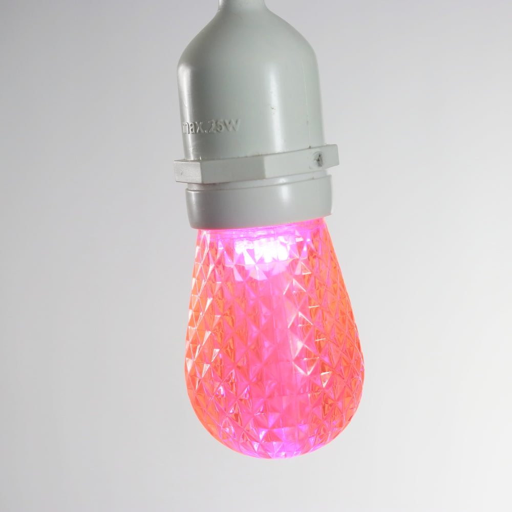 T50 Pink LED (SMD) Bulbs E26 Bases