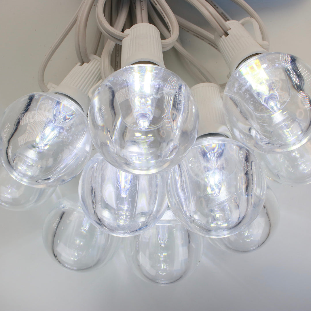 G50 Pure (Cool) White Smooth LED (SMD) Bulbs E17 Bases