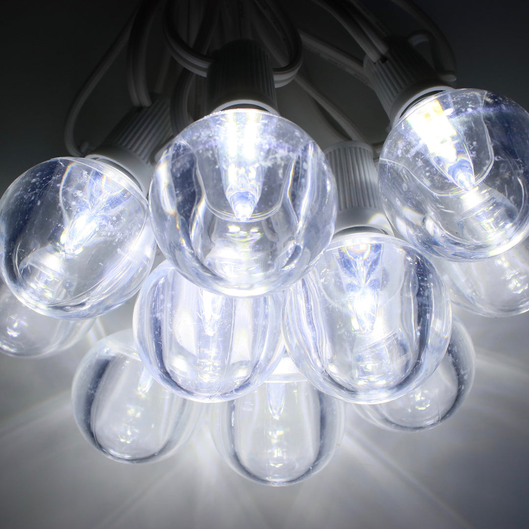 G50 Pure (Cool) White Smooth LED (SMD) Bulbs E17 Bases