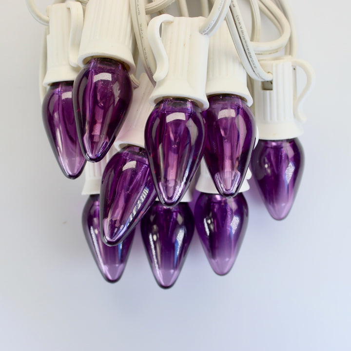 C7 Purple Smooth LED (SMD) Bulbs E12 Bases