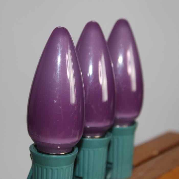 C9 Purple Opaque LED (SMD) Bulbs E17 Bases