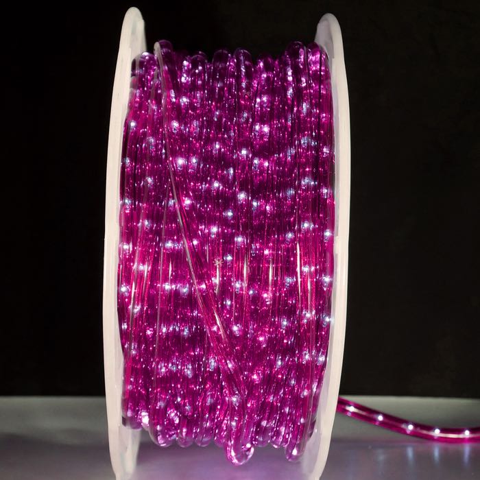 1/2" Purple Incandescent Rope Lights (Adhesive Connections)